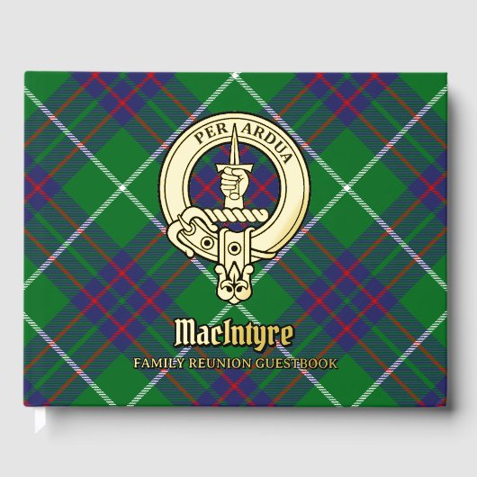MacIntyre familiereünie Gastenboek (Voorkant)
