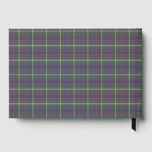 MacIntyre Hunting Modern Original Scottish Tartan Gastenboek (Achterkant)