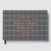 MacIntyre Hunting Modern Original Scottish Tartan Gastenboek (Voorkant)