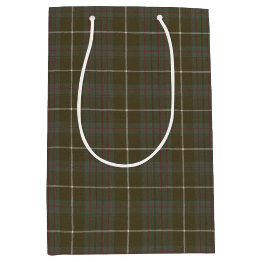 MacIntyre Hunting Weathered Scottish Tartan Medium Cadeauzakje (Voorkant)