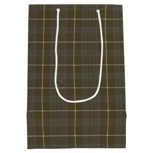 MacIntyre Hunting Weathered Scottish Tartan Medium Cadeauzakje (Achterkant)