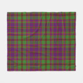 MacIntyre Of Glenorchy Paarse Plaid Fleece Deken (Voorkant (Horizontaal))