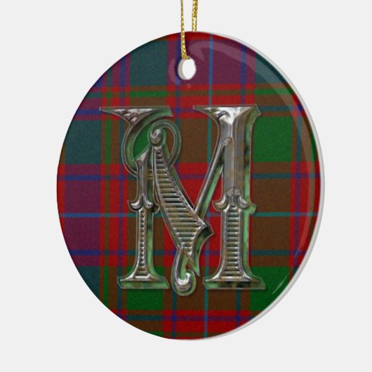 MacIntyre Pset Monogram-sieremmer Keramisch Ornament (Links)