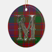MacIntyre Pset Monogram-sieremmer Keramisch Ornament (Links)