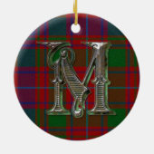 MacIntyre Pset Monogram-sieremmer Keramisch Ornament (Achterkant)