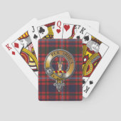 MacIntyre Tartan & Badge Pokerkaarten (Achterkant)