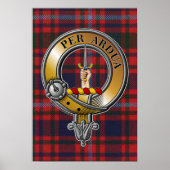 MacIntyre Tartan & Badge Poster (Voorkant)