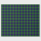 MacIntyre tartan green blue plaid Cadeaupapier (Vlak)