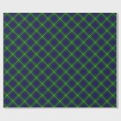 MacIntyre tartan green blue plaid Cadeaupapier (Vlak)