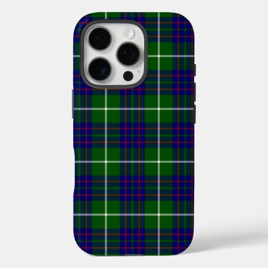 MacIntyre tartan green blue plaid Case-Mate iPhone Case (Achterkant)