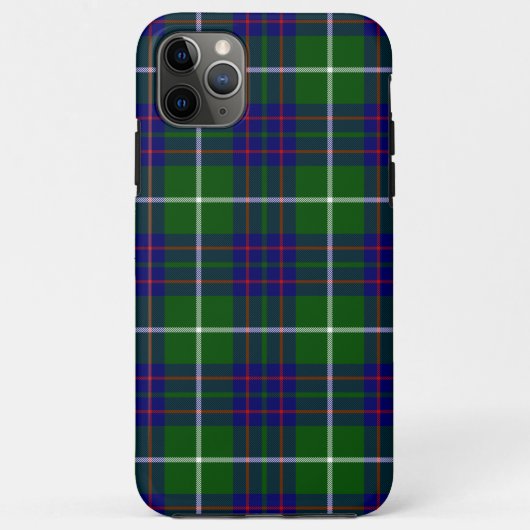 MacIntyre tartan green blue plaid Case-Mate iPhone Case (Achterkant)