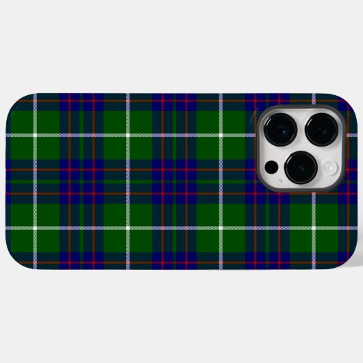 MacIntyre tartan green blue plaid Case-Mate iPhone Case (Achterkant (horizontaal))