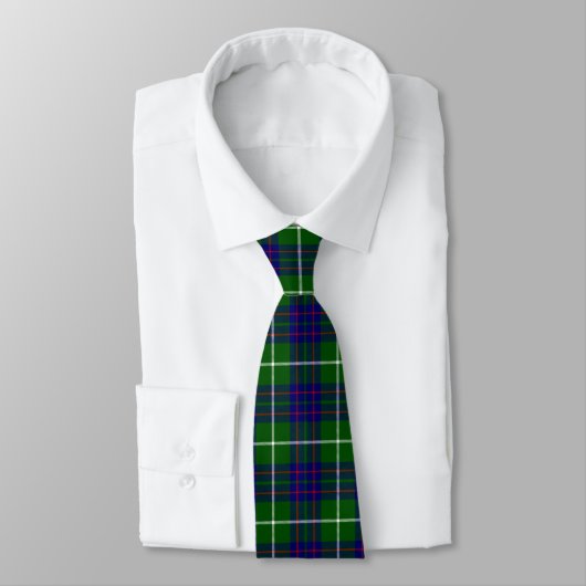 MacIntyre tartan green blue plaid Stropdas (Gebonden)