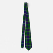 MacIntyre tartan green blue plaid Stropdas (Achterkant)