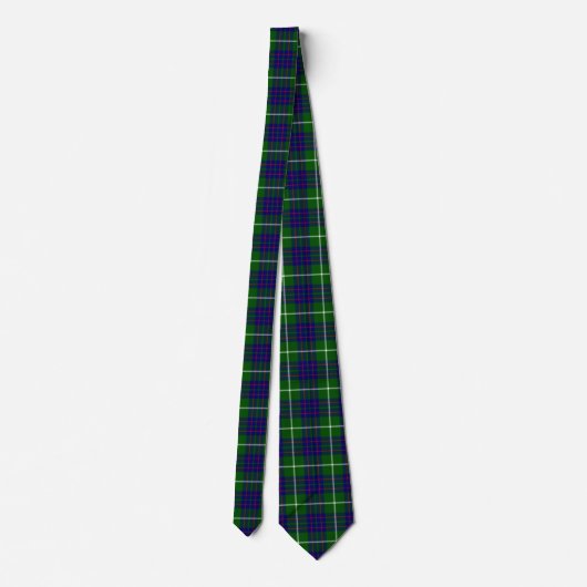 MacIntyre tartan green blue plaid Stropdas (Achterkant)