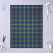 MacIntyre tartan green blue plaid Tissuepapier (Craft)