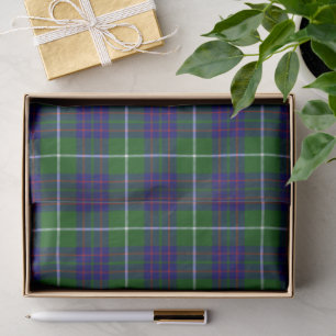 MacIntyre tartan green blue plaid Tissuepapier