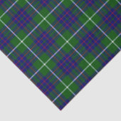 MacIntyre tartan green blue plaid Tissuepapier (Detail)