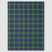 MacIntyre tartan green blue plaid Tissuepapier (Voorkant)