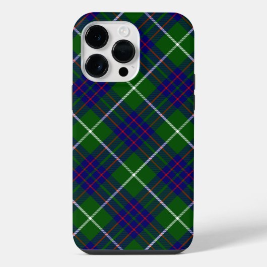 MacIntyre tartan groen blauw geruit iPhone Hoesje (Achterkant)