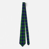 MacIntyre tartan groen blauw geruit Stropdas (Voorkant)