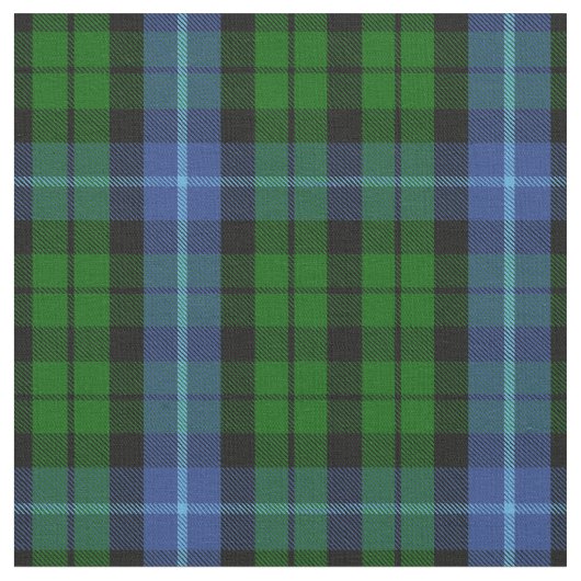 MacIntyre Tartan Print Stof (Close Up)