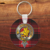 MacIver Tartan & Badge Sleutelhanger (Voorkant)