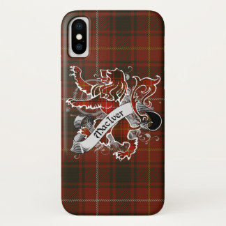 MacIver Tartan Lion iPhone X Hoesje