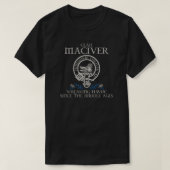 MacIver van Strome Clan kuif Schotse achternaam ta T-shirt (Design voorkant)