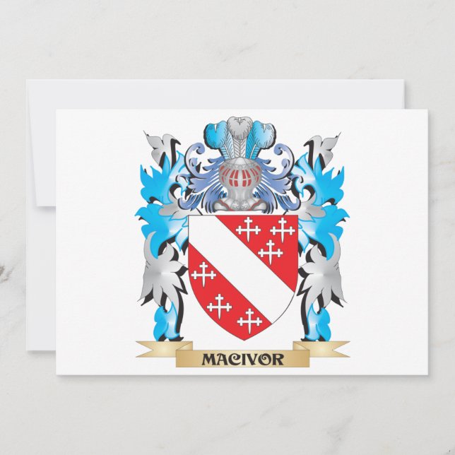 Macivor Coat of Arms - Familiekust (Voorkant)
