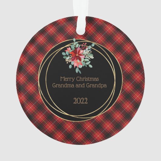 MacIvor Modern Original Scottish Tartan Ornament (achterkant)