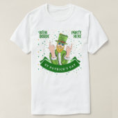 Mack Daddy Leprechaun Party Hier Bier Binnen T-shirt (Design voorkant)