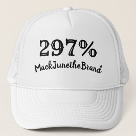 Mack June the Brand White Trucker pet 297%