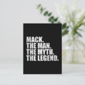 Mack naam, Mack De Man De Mythe De Legende Briefkaart (Staand voorkant)