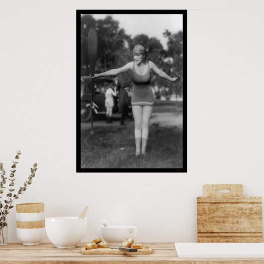 Mack Sennett Bathing Beauty 1915 Poster (Keuken)