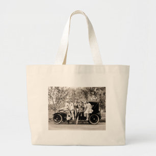 Mack Sennett Girls 1918 Beauties Grote Tote Bag