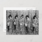 Mack Sennett Girls, 1918 Briefkaart (Voorkant / Achterkant)