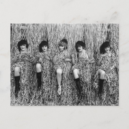 Mack Sennett Girls, 1918 Briefkaart (Voorkant)