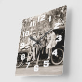 Mack Sennett Girls Bathing Beauty Queens  Vierkante Klok (Hoek)