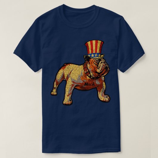 Mack the Bulldog T-shirt (Design voorkant)