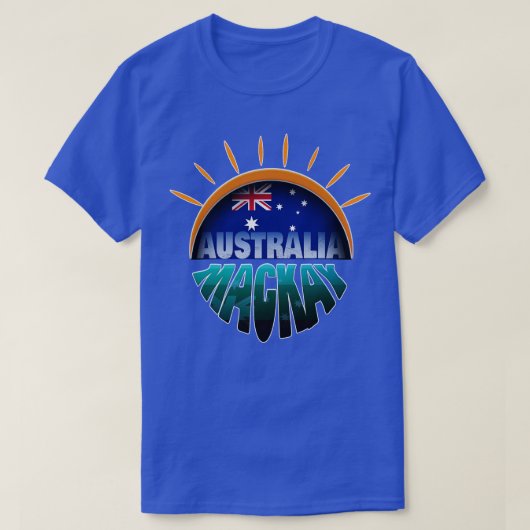 Mackay Australië T-shirt (Design voorkant)