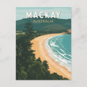 Mackay Australië Travel Art Vintage Briefkaart (Voorkant)