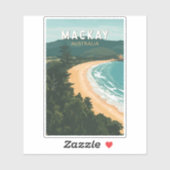 Mackay Australië Travel Art Vintage Sticker (Vel)