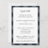 MacKay Blauw Rood Clan Tartan Schots Plaid Kaart (Voorkant)