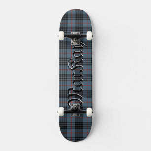 Mackay Blauwe Tartan Schotse Plaid Patroon Persoonlijk Skateboard