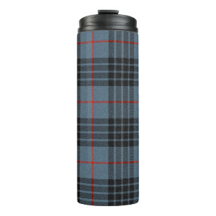 Mackay Blauwe Tartan Schotse Ruit Patroon Thermosbeker