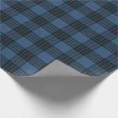 MacKay Blue Ancient Original Scottish Tartan Cadeaupapier (Hoek)