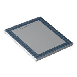 MacKay Blue Ancient Original Scottish Tartan  Notitieblok