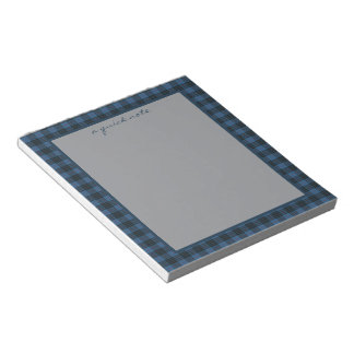 MacKay Blue Ancient Original Scottish Tartan Notitieblok