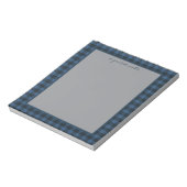 MacKay Blue Ancient Original Scottish Tartan  Notitieblok (Linkerzijde)